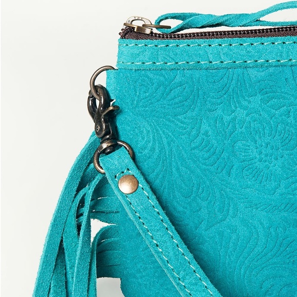 American Darling Small Crossbody Genuine Western Leather - Picture 10 of 14